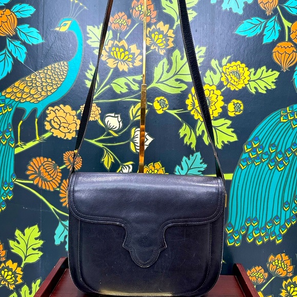 YSL Yves Saint Laurent Vintage Leather Crossbody Bag - Picture 1 of 14